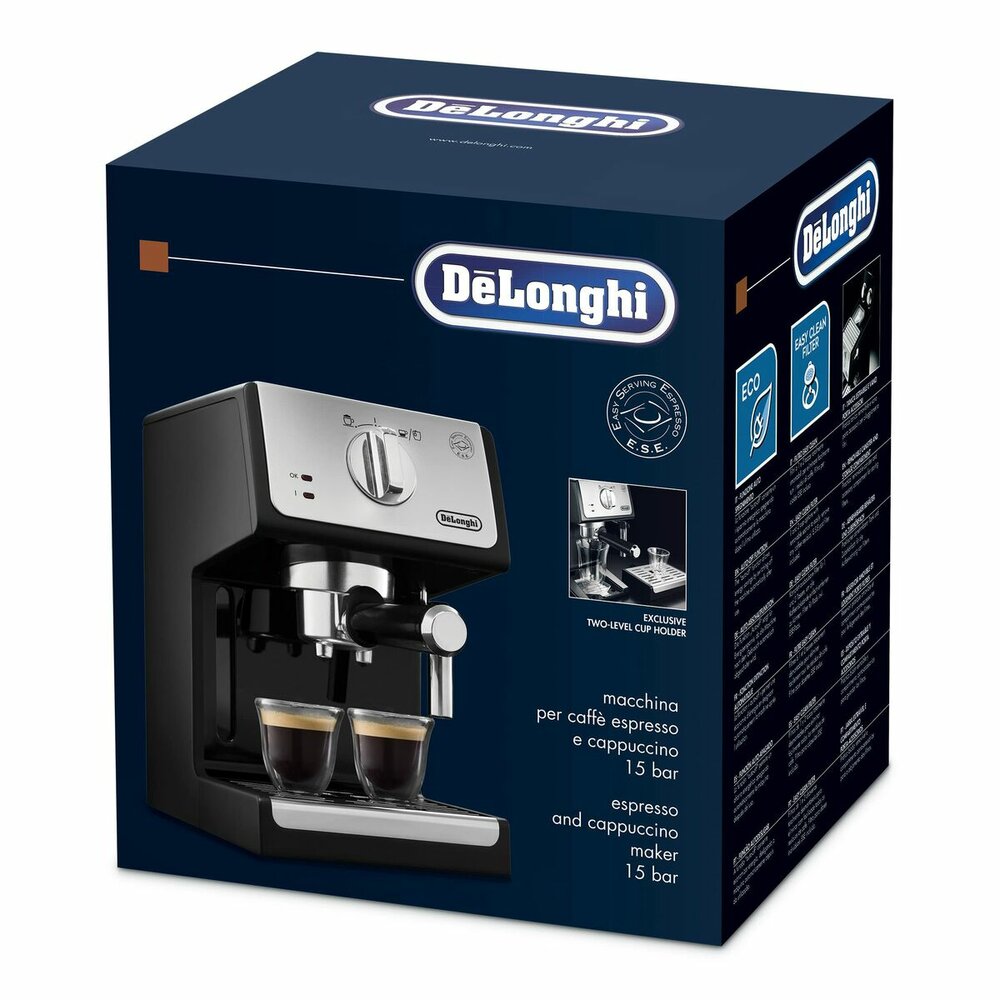 Delonghi Express Handleiding Koffiemachine Delonghi Ecp33.21 Zwart 1,1 L