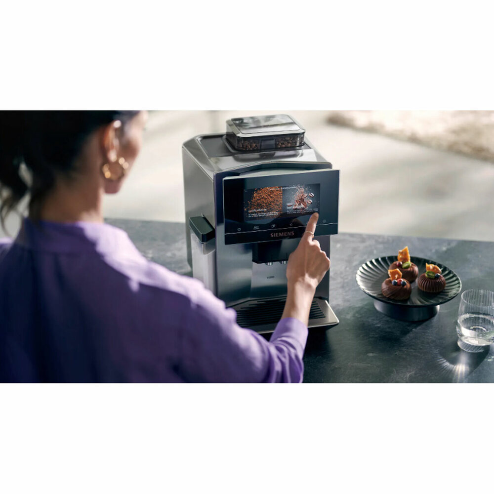 Siemens Ag Superautomatisch Koffiezetapparaat Siemens Ag Tq903R03 Zwart Staal Ja 1500 W 2 Koppar