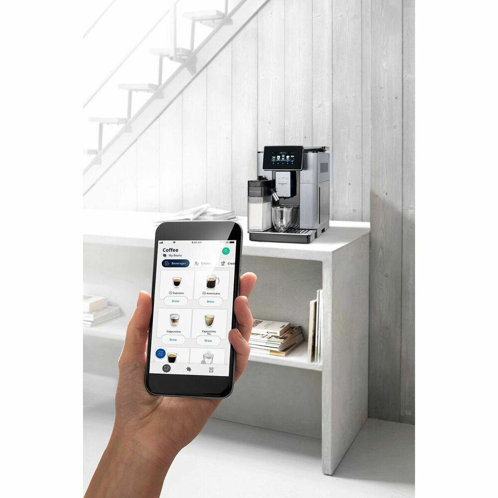 Delonghi Superautomatisch Koffiezetapparaat Delonghi Ecam 610.75.Mb Primadonna Soul Zwart 1450 W 2,2 L