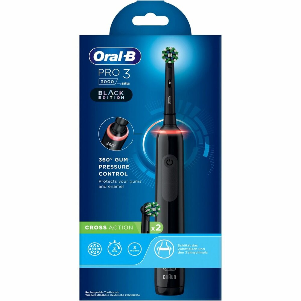 Oral-B Elektrische Tandenborstel Oral-B Pro 3 3000 Zwart