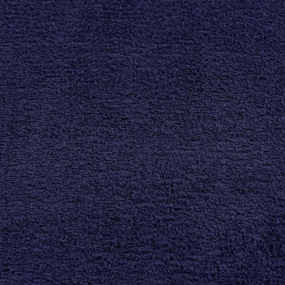 6-delige Handdoekenset 360 g/m&sup2; 100% katoen marineblauw