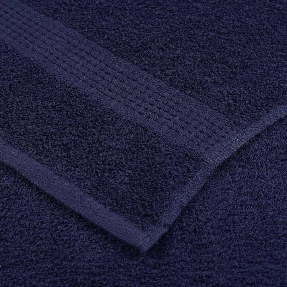 6-delige Handdoekenset 360 g/m&sup2; 100% katoen marineblauw