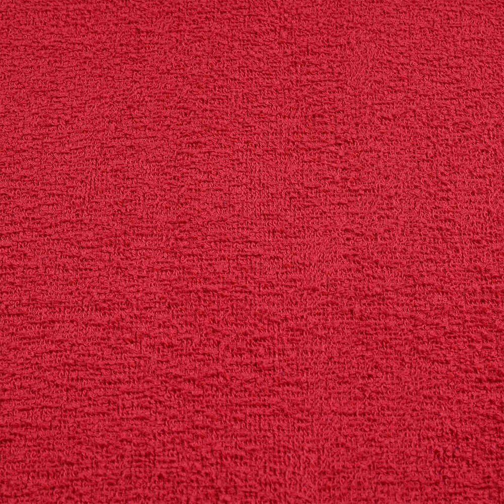 6-delige Handdoekenset 360 g/m&sup2; 100% katoen rood