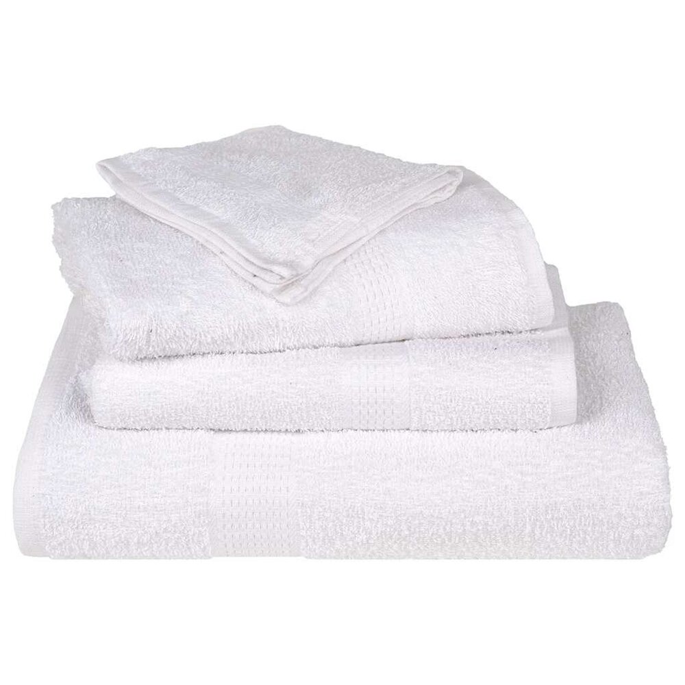 8-delige Handdoekenset 360 g/m&sup2; 100% katoen wit