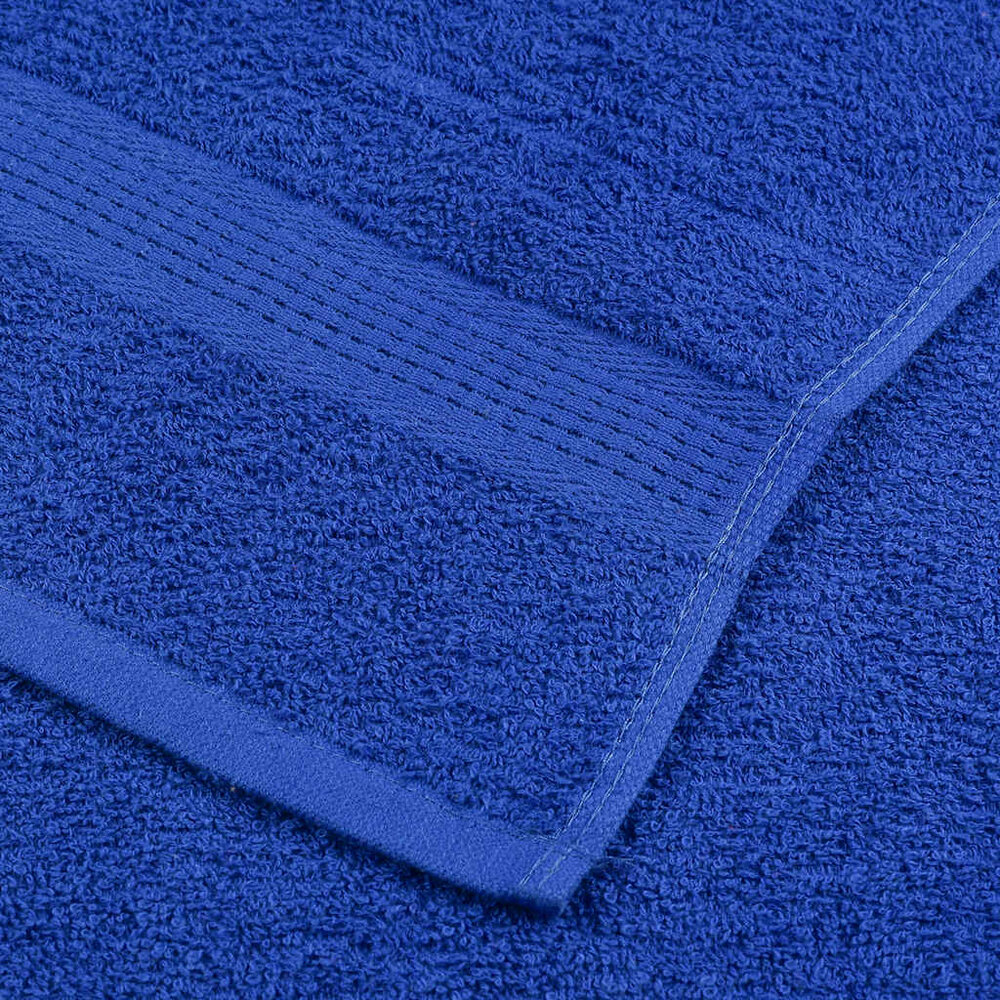 6-delige Handdoekenset 360 g/m&sup2; 100% katoen blauw
