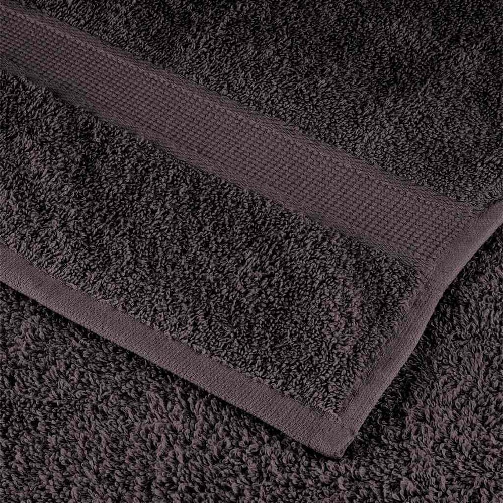 8-delige Handdoekenset 360 g/m&sup2; 100% katoen antracietkleurig