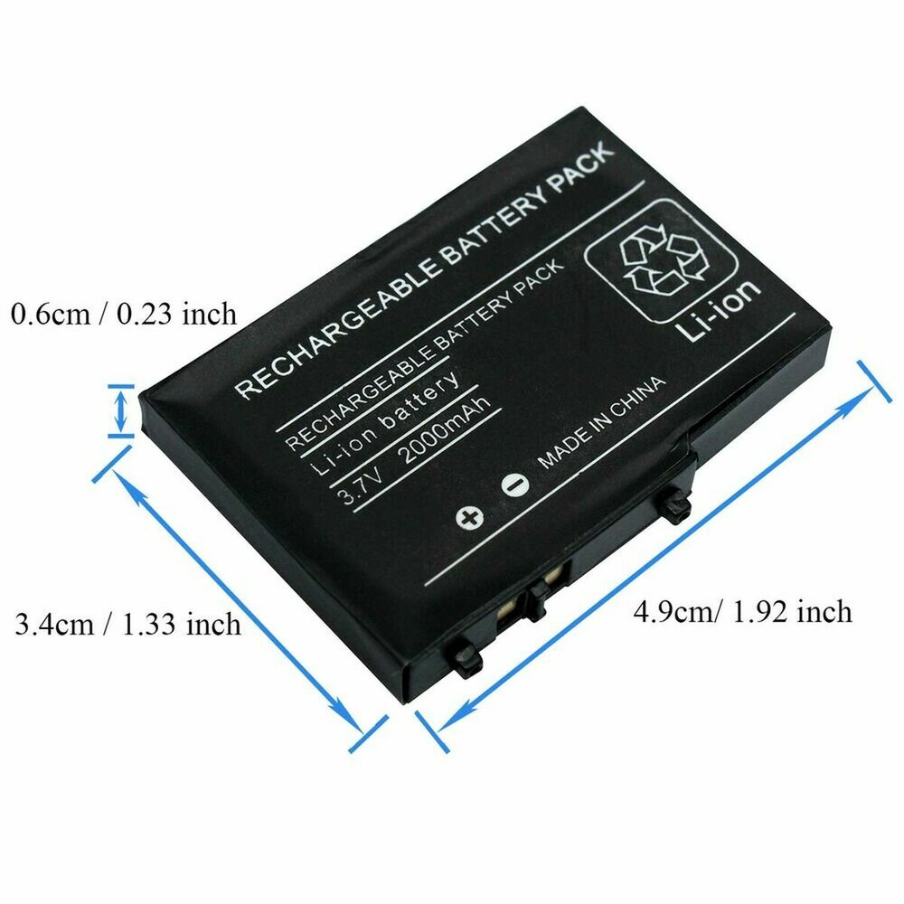 Bigbuy Accessories Heroplaadbare Lithium Batterij 029900 2000 Mah (Refurbished B)