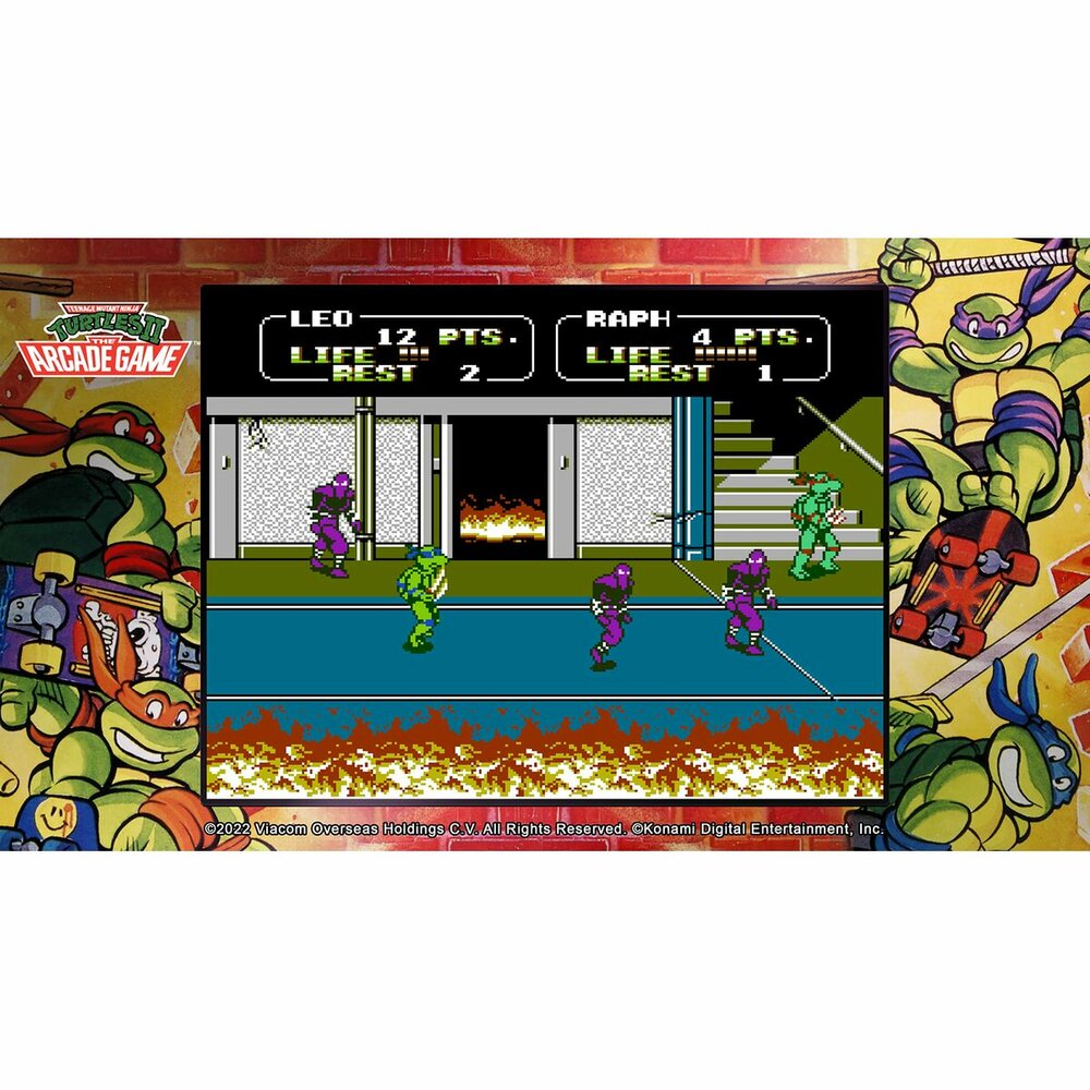 Playstation 4-Videogame Konami Teenage Mutant Ninja Turtles: The Cowabunga Collection