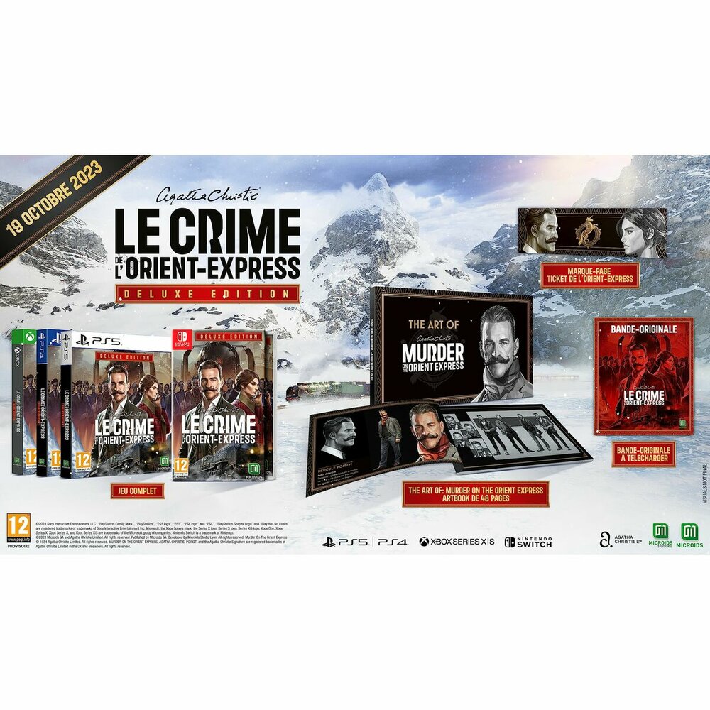 Playstation 4-Videogame Microids Agatha Cristie: Le Crime De L&#039;orient Express - Deluxe Edition (Fr)