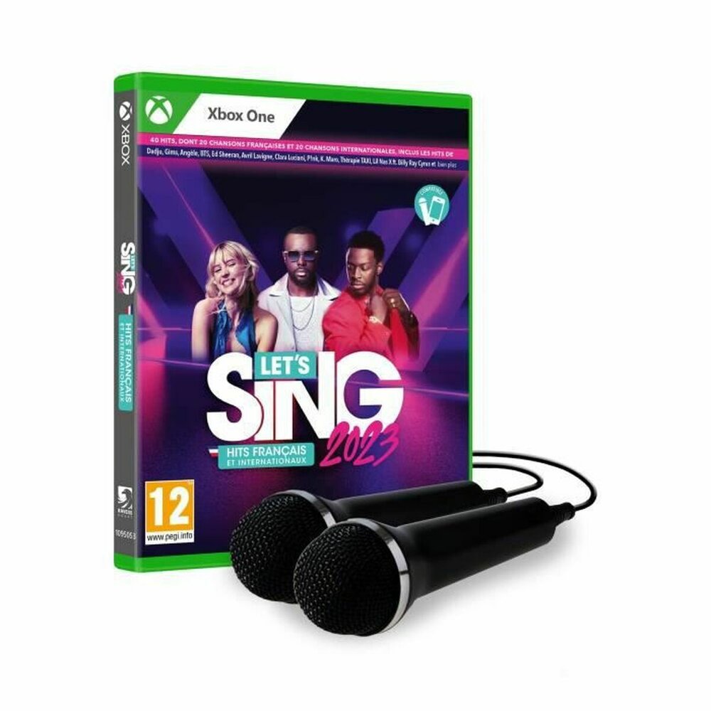 Xbox One / Series X Videogame Just For Games Let&#039;s Sing 2023 2 X Microfoon Frans