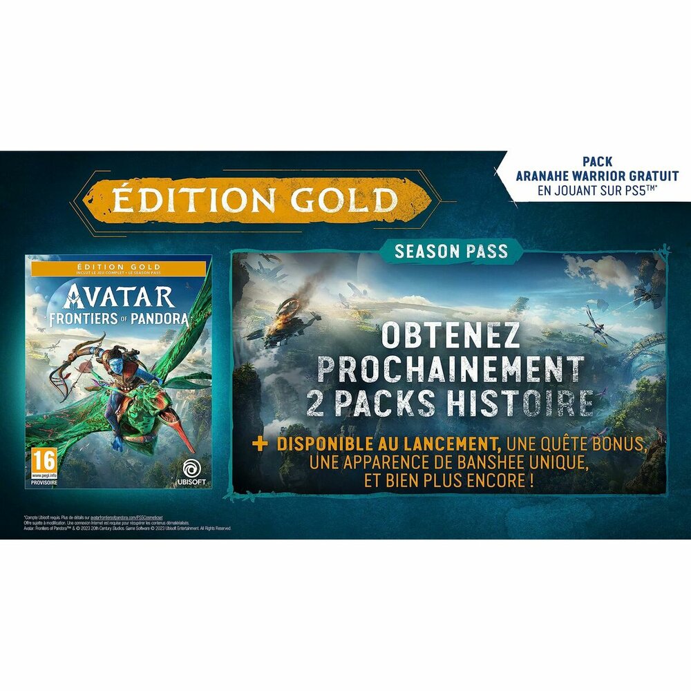 Ubisoft Xbox Series X Videogame Ubisoft Avatar: Frontiers Of Pandora - Gold Edition (Fr)
