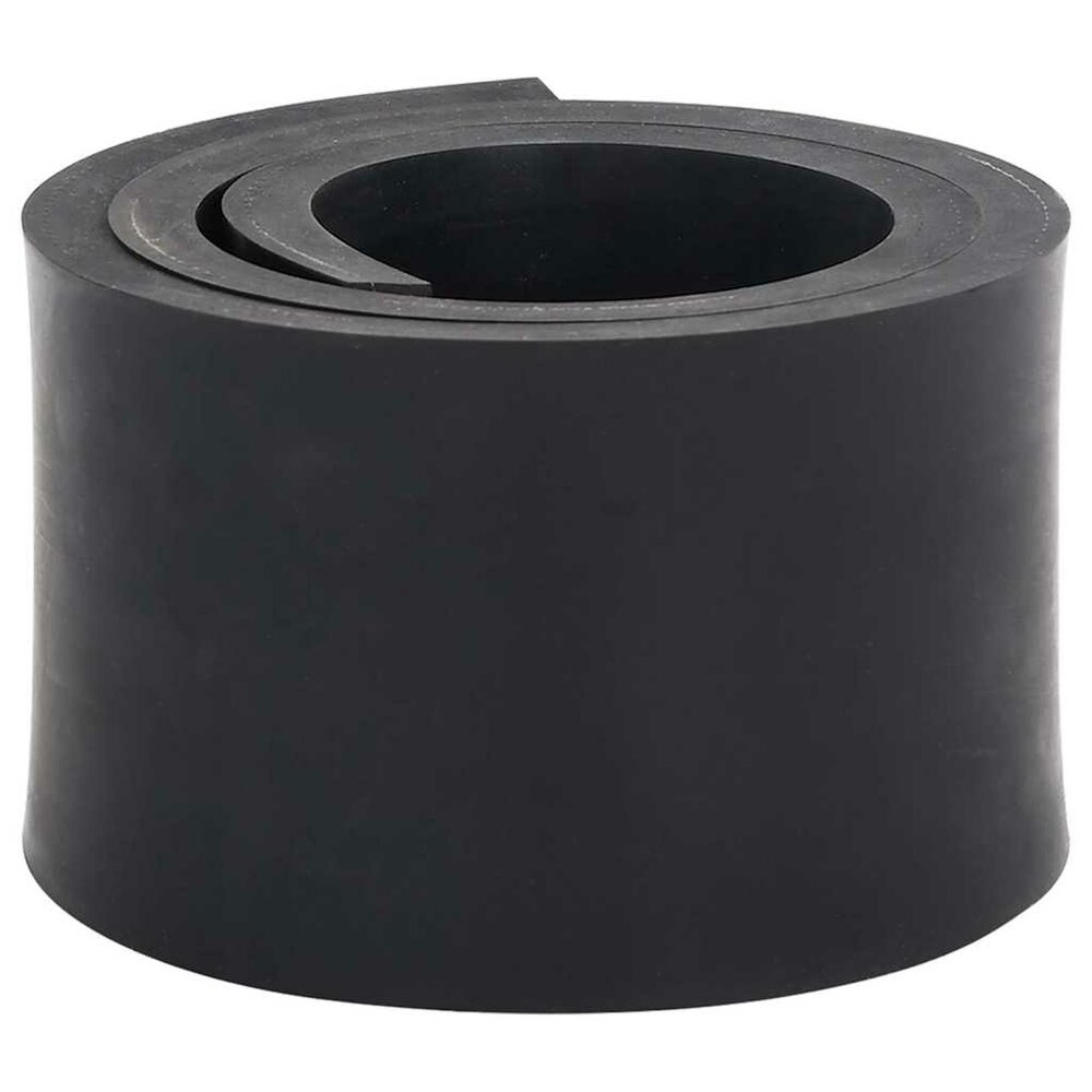 Rubberen rand voor sneeuwploeg 100x8x1 cm zwart