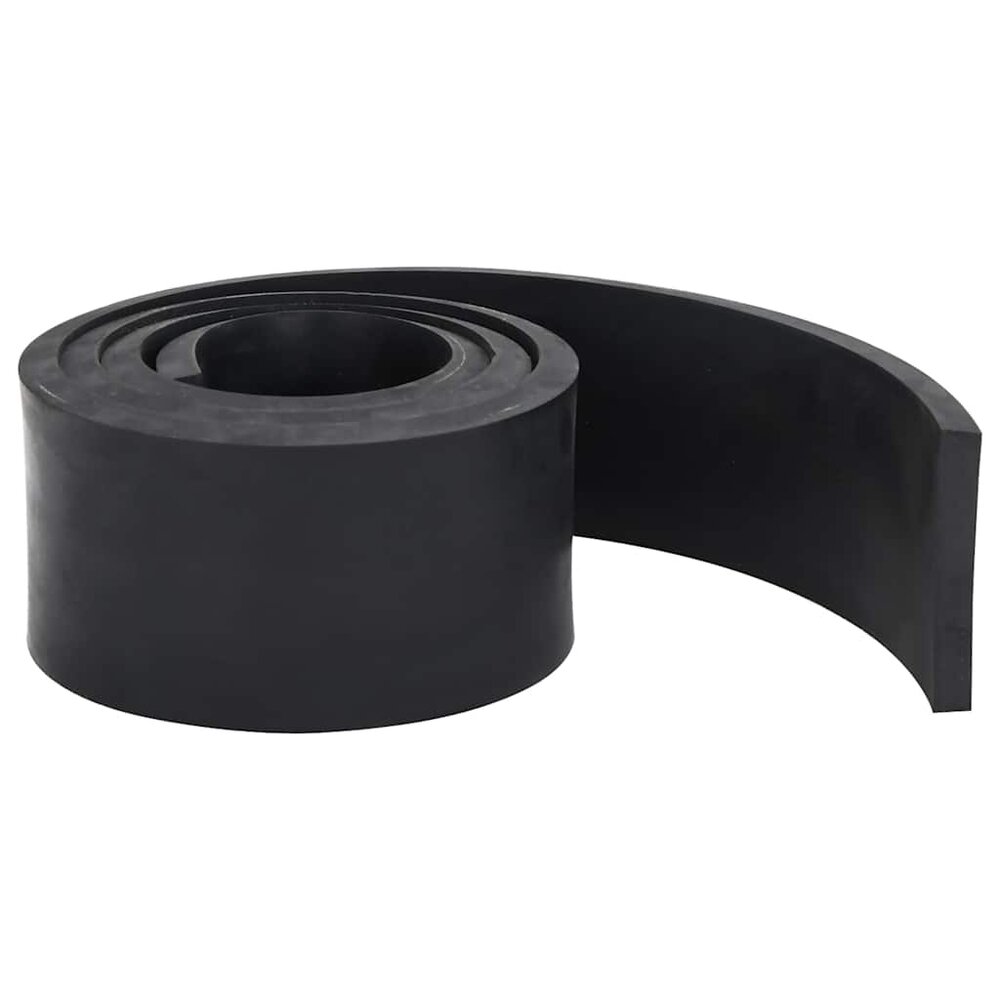 Rubberen rand voor sneeuwploeg 200x10x1 cm zwart
