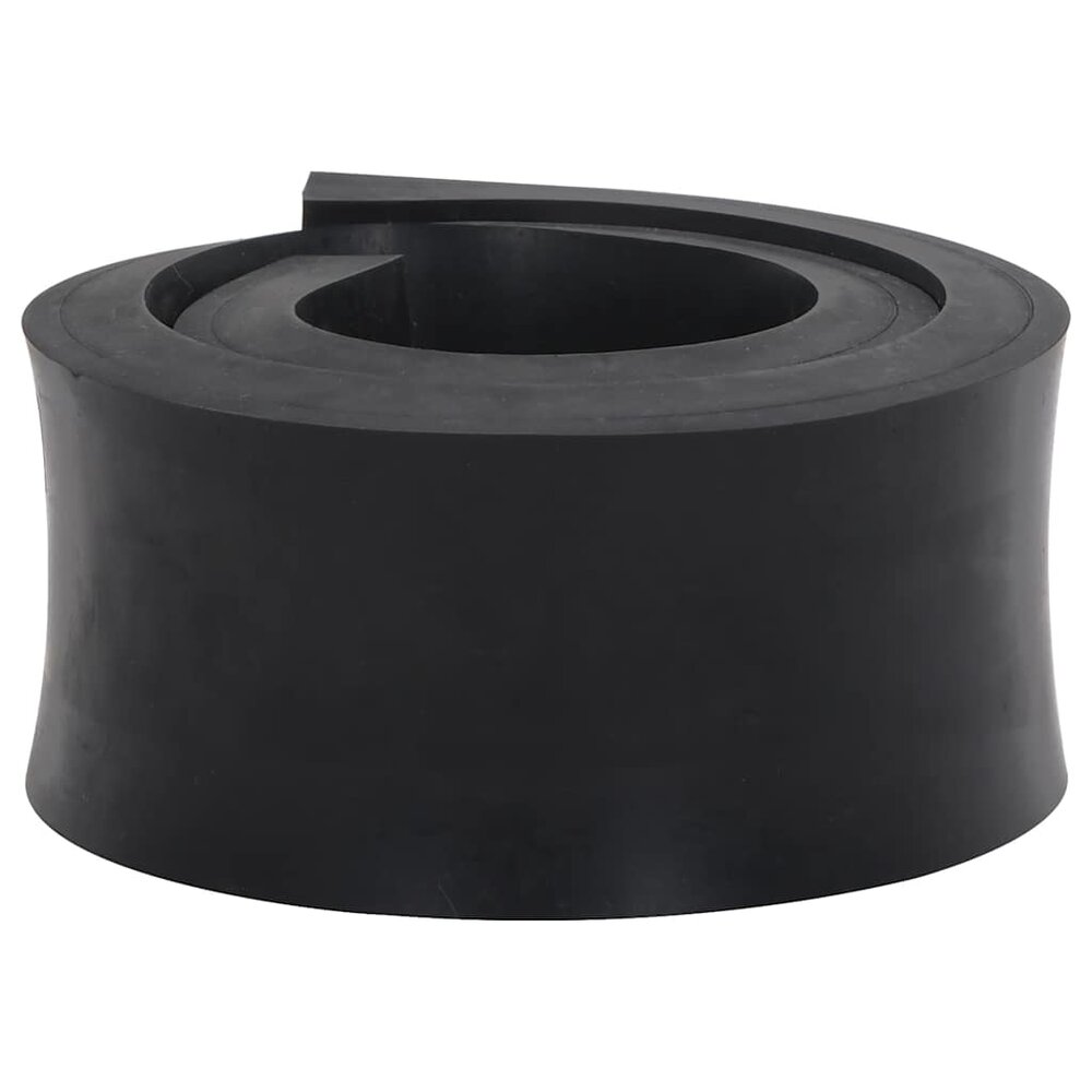Rubberen rand voor sneeuwploeg 100x10x2 cm zwart