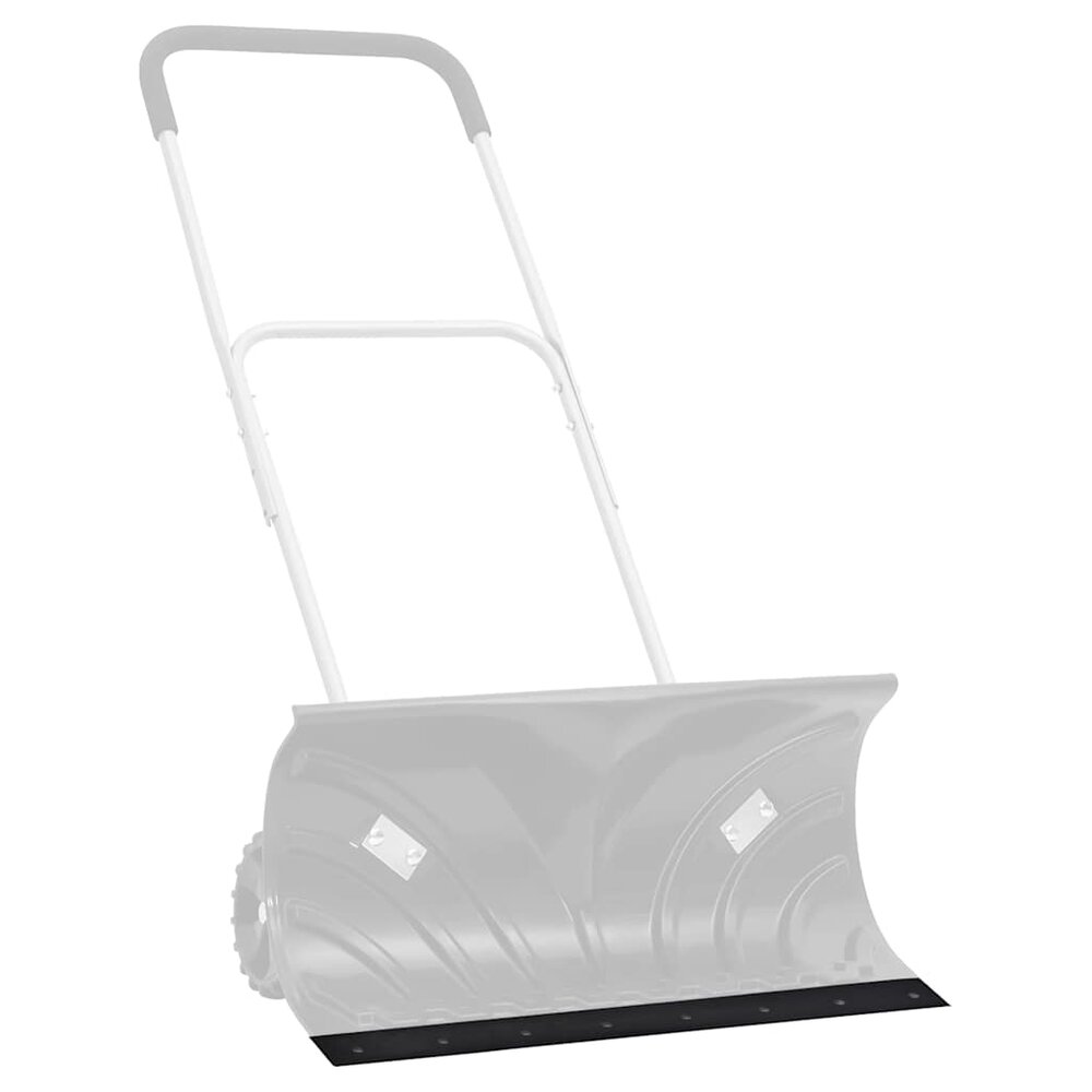 Rubberen rand voor sneeuwploeg 80x15x2 cm zwart