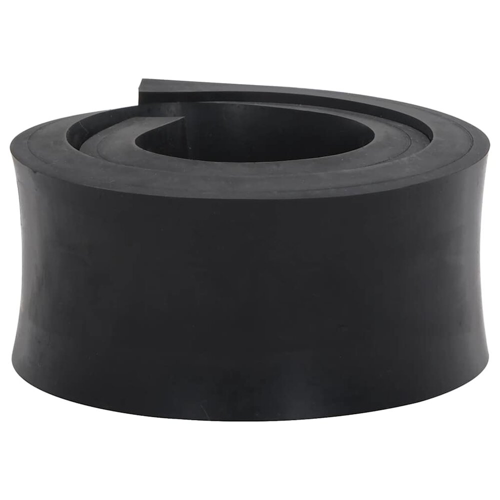 Rubberen rand voor sneeuwploeg 80x8x2 cm zwart