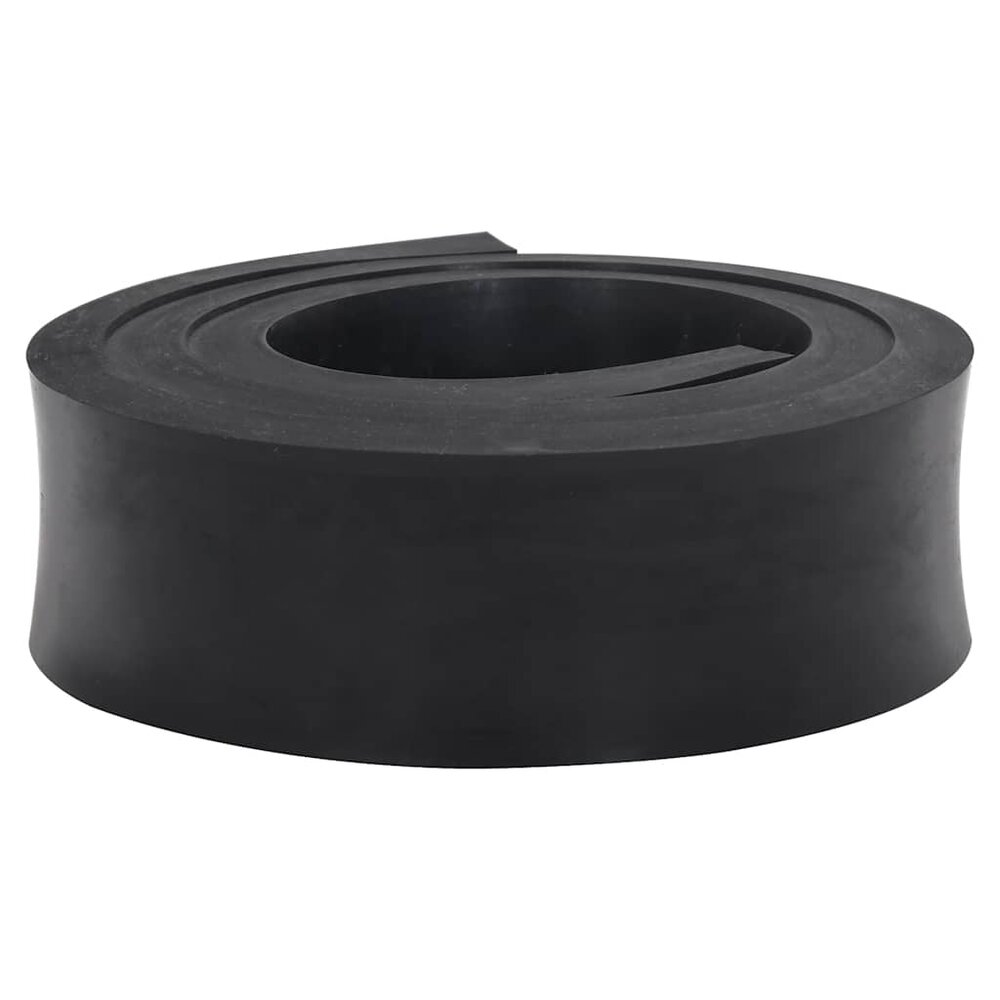 Rubberen rand voor sneeuwploeg 150x10x2 cm zwart