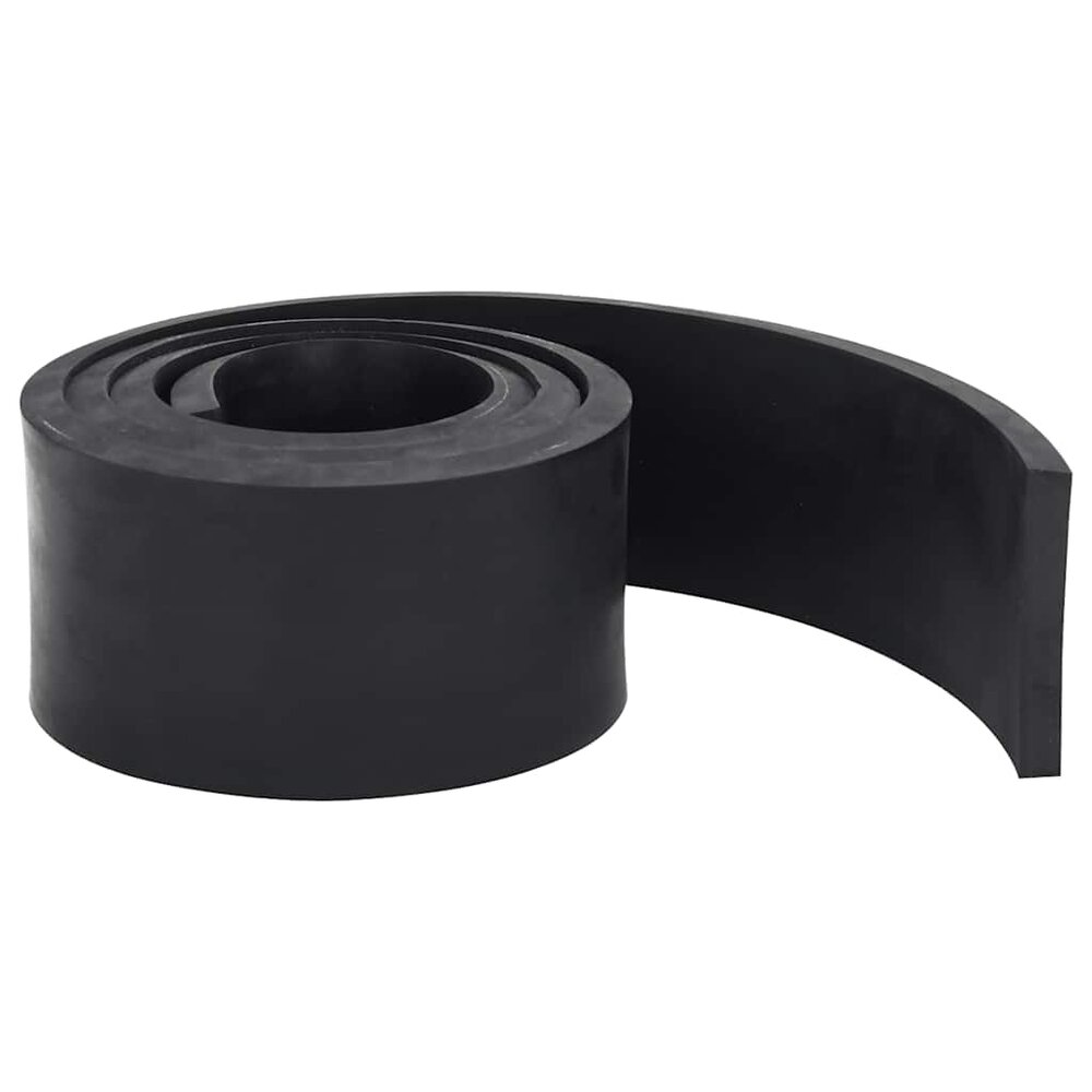 Rubberen rand voor sneeuwploeg 200x8x1 cm zwart