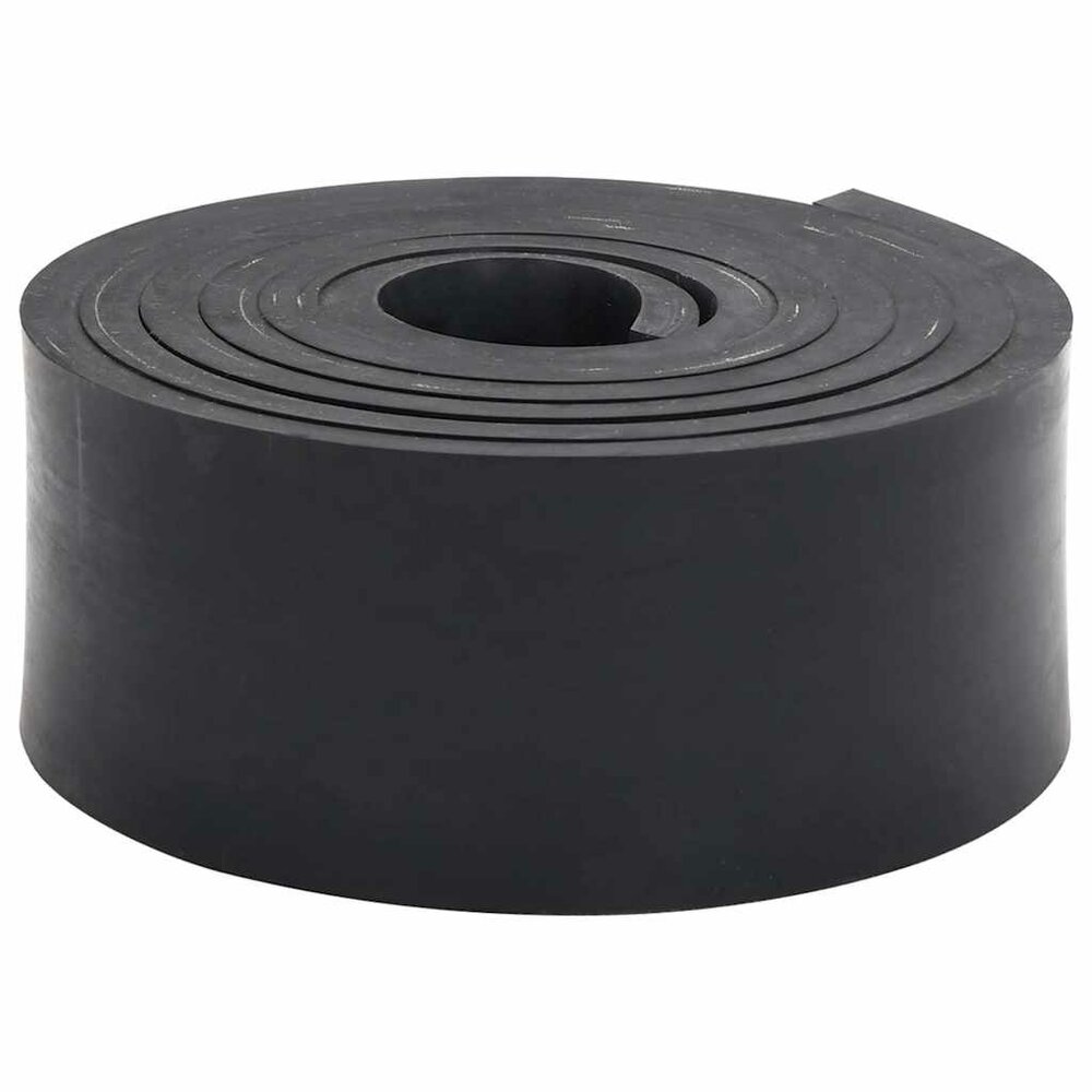 Rubberen rand voor sneeuwploeg 250x10x1 cm zwart