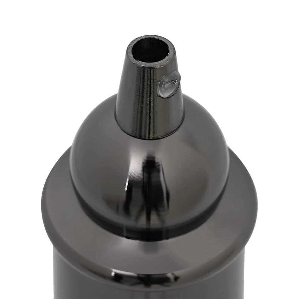 Lamphouders 2 st glanzend zwart E27