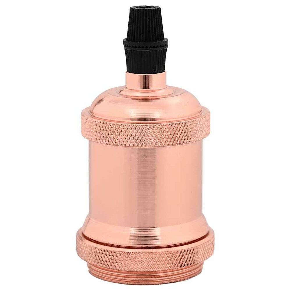 Lamphouders 2 st ros&eacute;goud E27