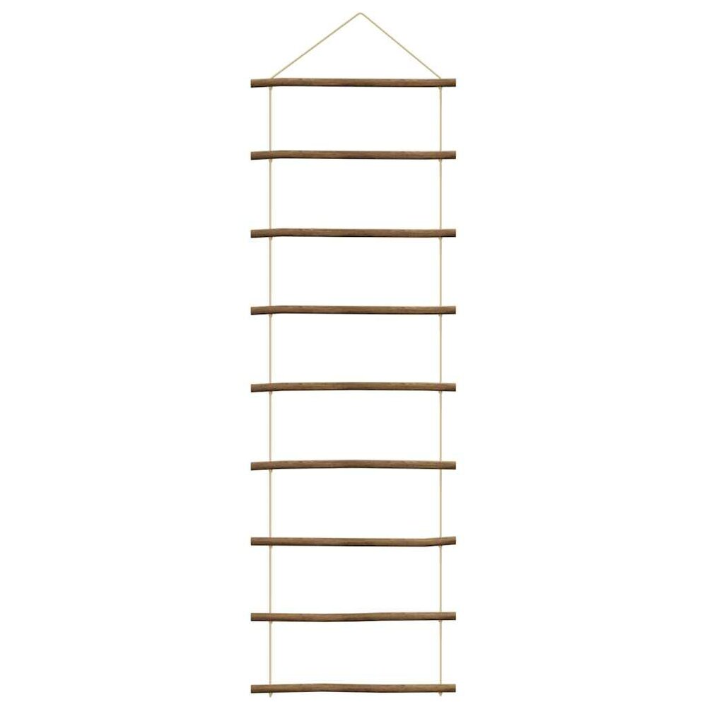 Wanddecoratie laddervormig 50x150 cm naturel tak