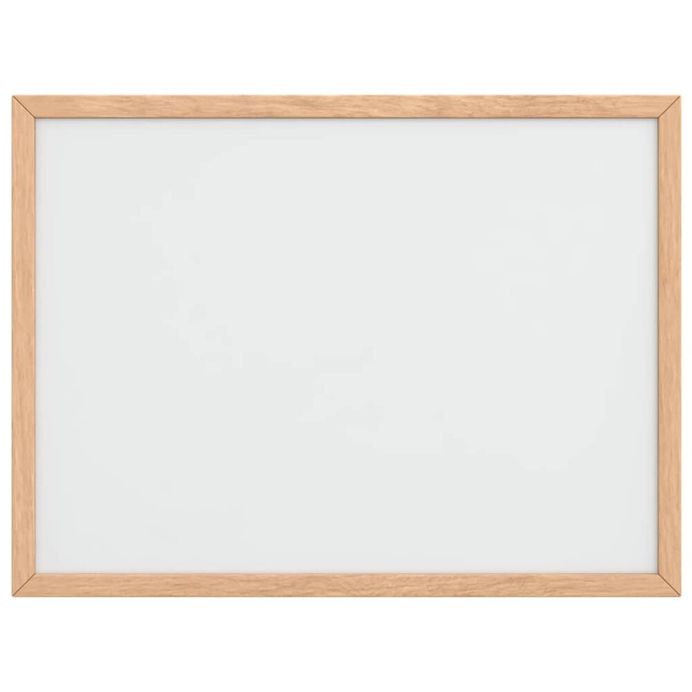 Magnetisch whiteboard met massief grenenhouten frame 40x30 cm