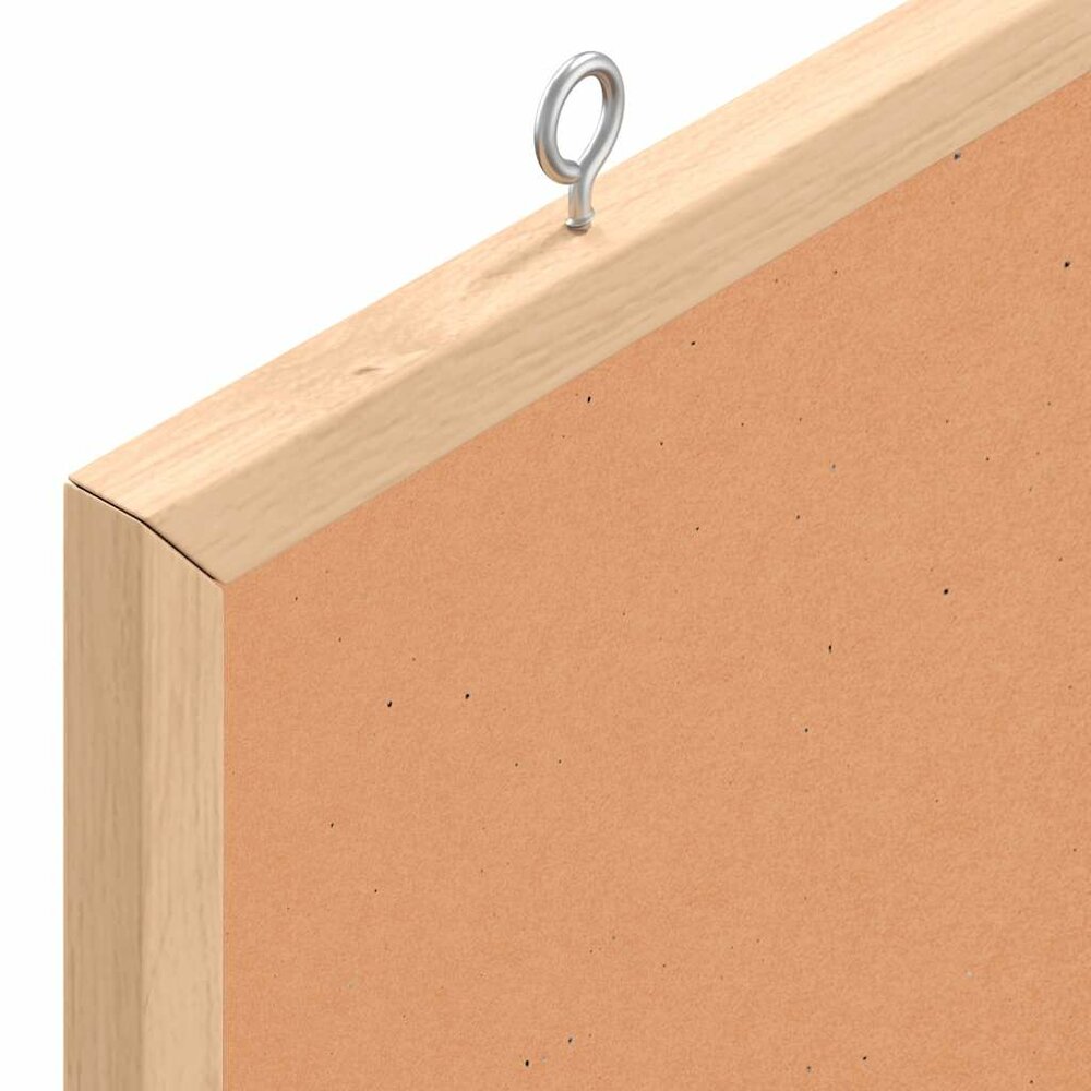 Kurkbord met massief grenenhouten frame 40x40 cm