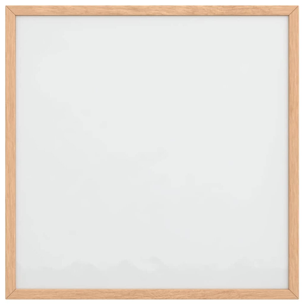 Magnetisch whiteboard met massief grenenhouten frame 40x40 cm