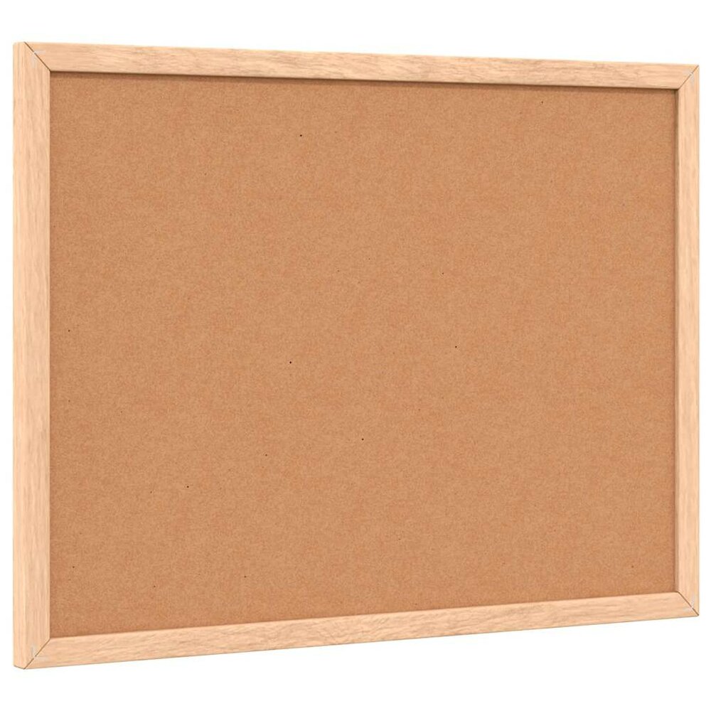 Krijtbord met massief grenenhouten frame 40x30 cm zwart