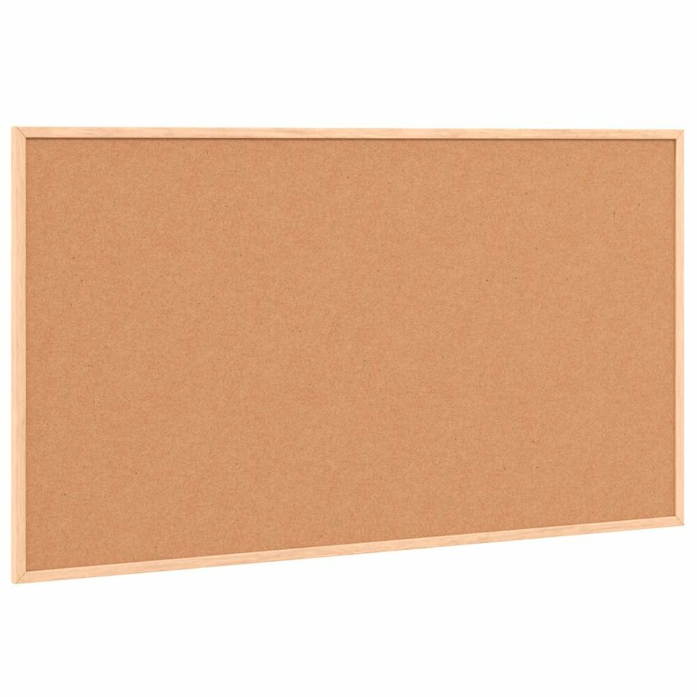 Krijtbord met massief grenenhouten lijst 100x55 cm zwart