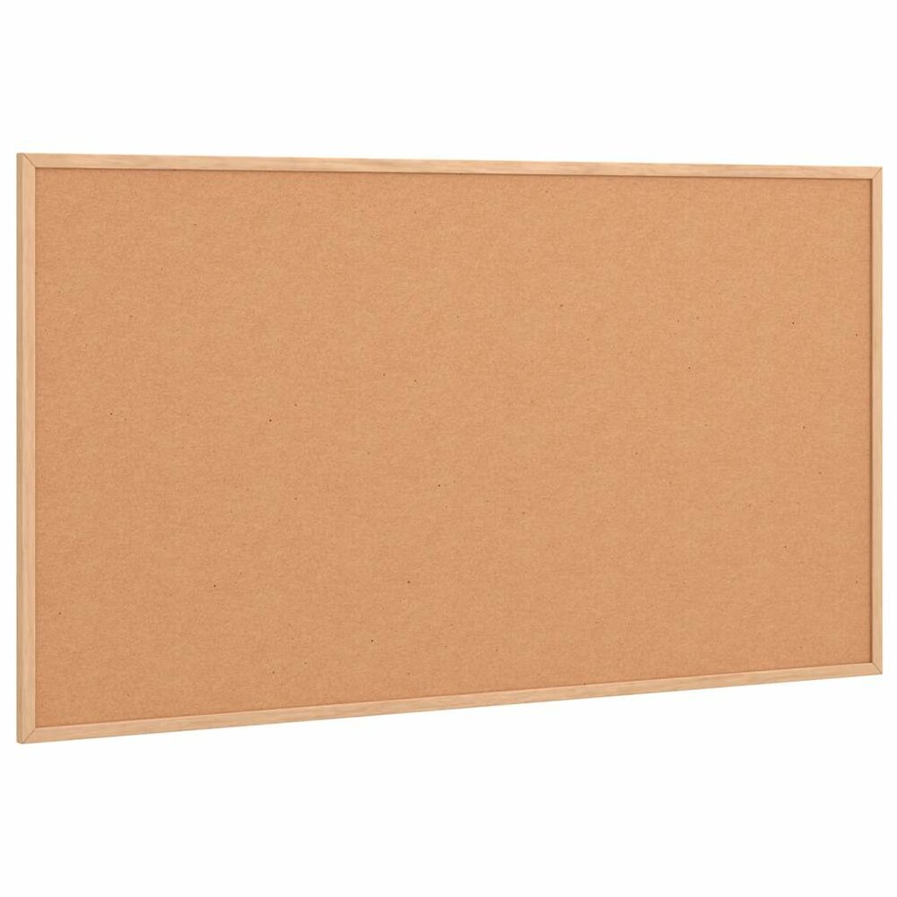 Kurkbord met massief grenenhouten frame 100x55 cm