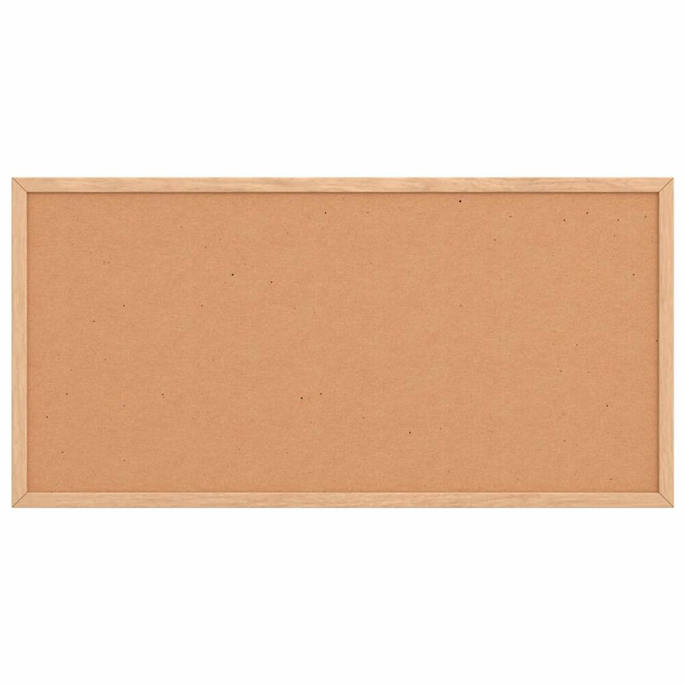 Bord in kurk met massief grenenhouten frame 60x30 cm