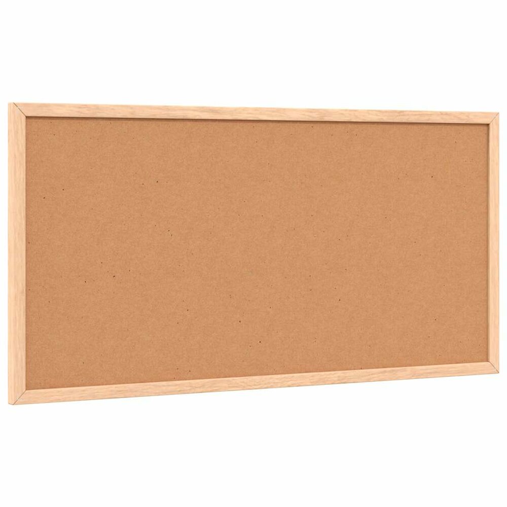 Bord in kurk met massief grenenhouten frame 60x30 cm