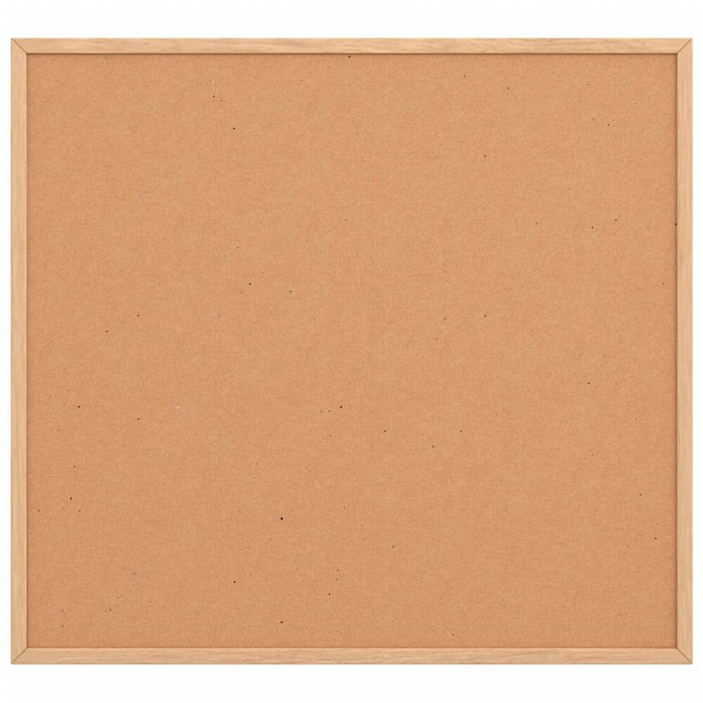 Kurkbord met massief grenenhouten frame 60x55 cm