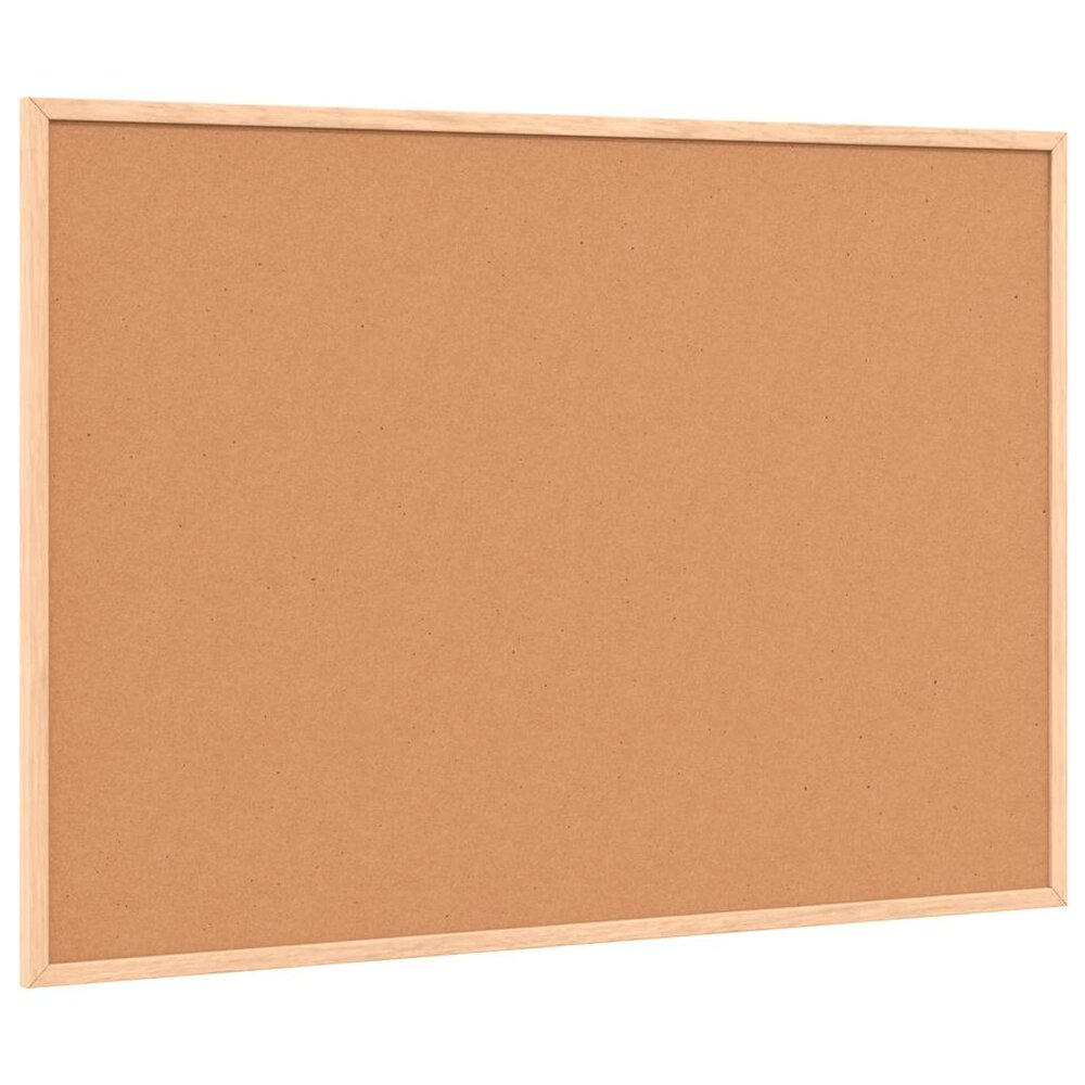 Magnetisch whiteboard met massief grenenhouten frame 80x55 cm