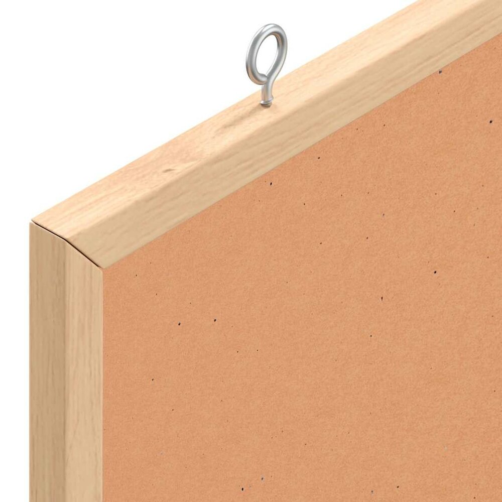 Kurkbord met massief grenenhouten frame 60x40 cm