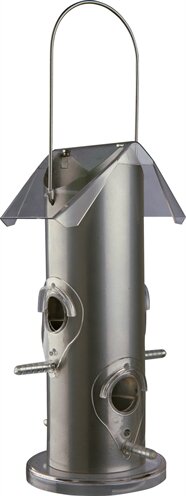 Trixie Voerdispenser Metaal / Kunststof Zilver 25 CM 800 ML 2 ST