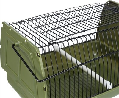 Trixie Vervoersbox Vogel / Knaagdier Groen 22X15X14 CM 3 ST