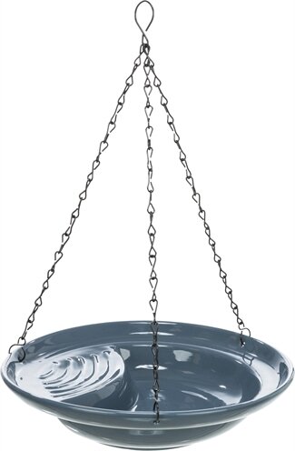 Trixie Vogeldrinkschaal Hangend Keramiek Blauw 26X26 CM 550 ML