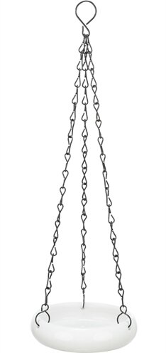 Trixie Vogeldrinkschaal Hangend Keramiek Wit 12X12 CM 100 ML 2 ST