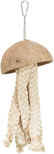 Trixie Natuurspeelgoed Kokosnoot/Bananenbladen 37 CM 2 ST