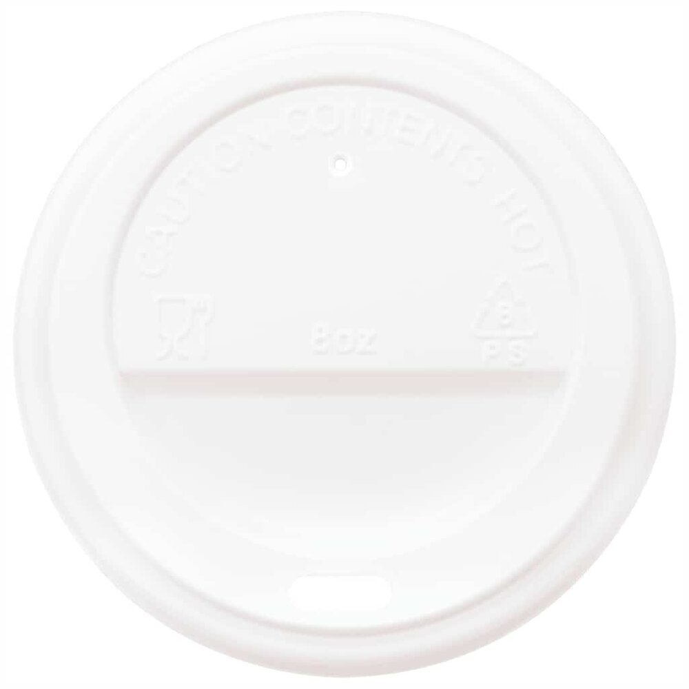 Papieren koffiekopjes met deksel 1000 st 8oz 200 ml