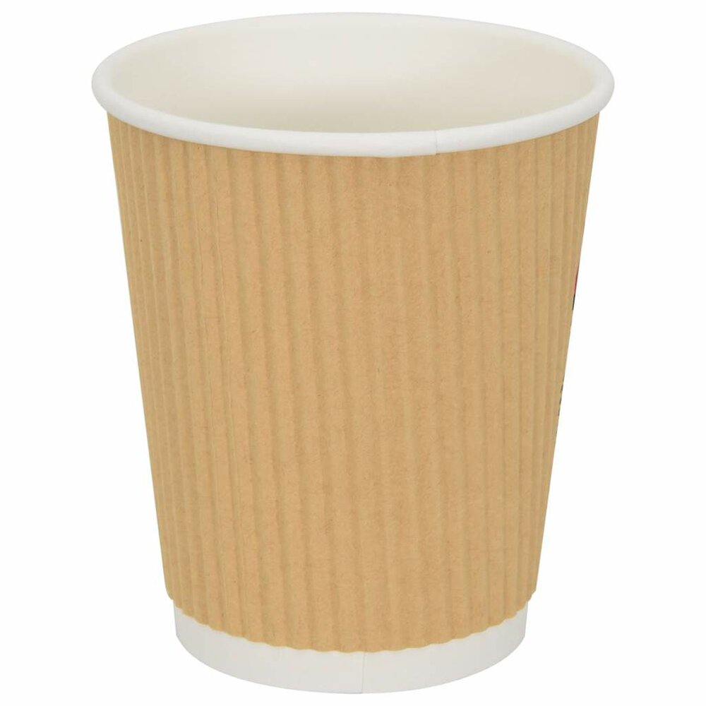 Papieren koffiekopjes 500 st 8oz 200 ml bruin
