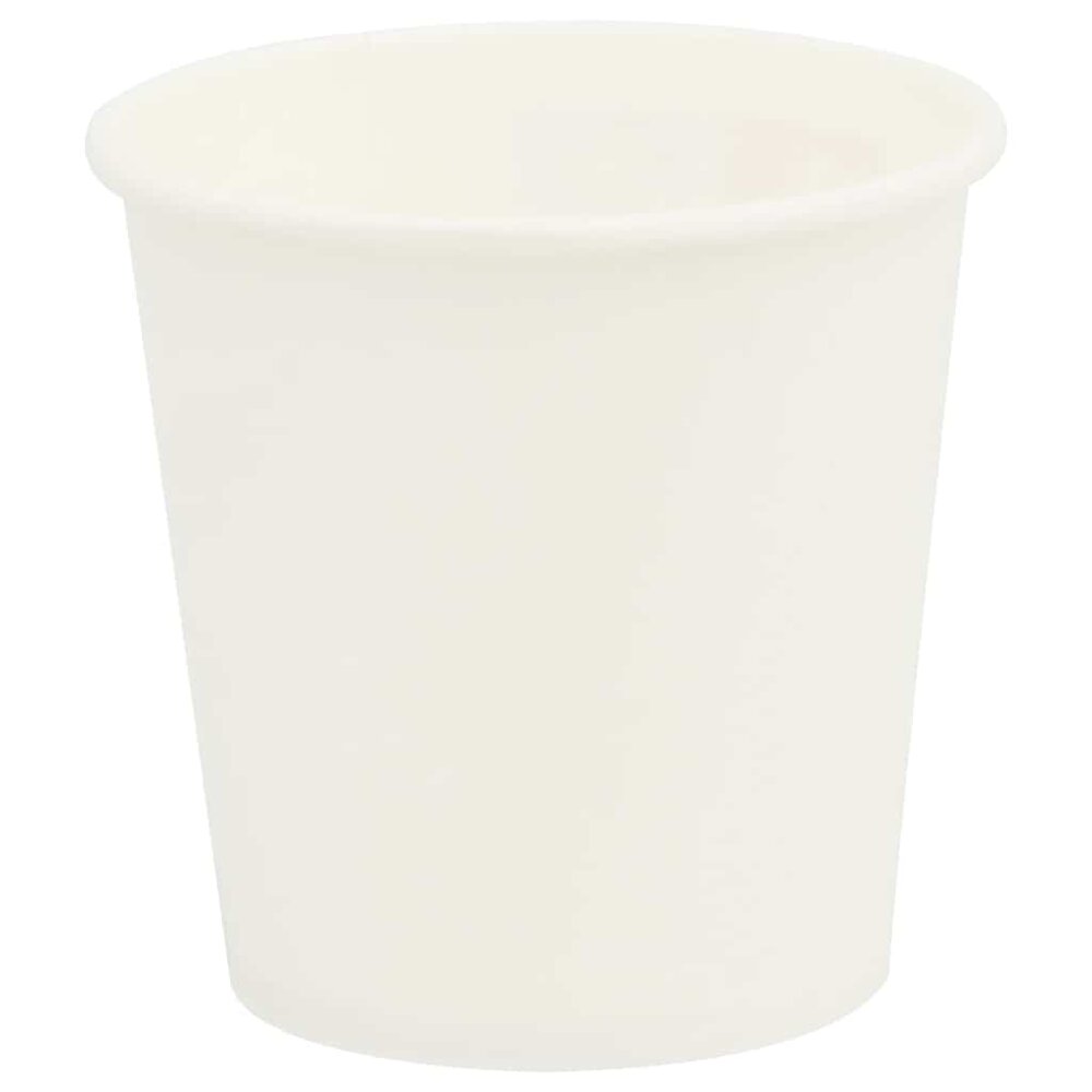 Papieren koffiekopjes 1000 st 4oz 100 ml wit