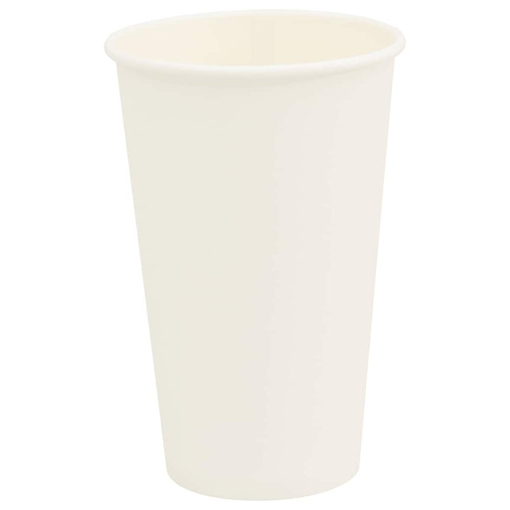 Papieren koffiekopjes 1000 st 16oz 400 ml wit