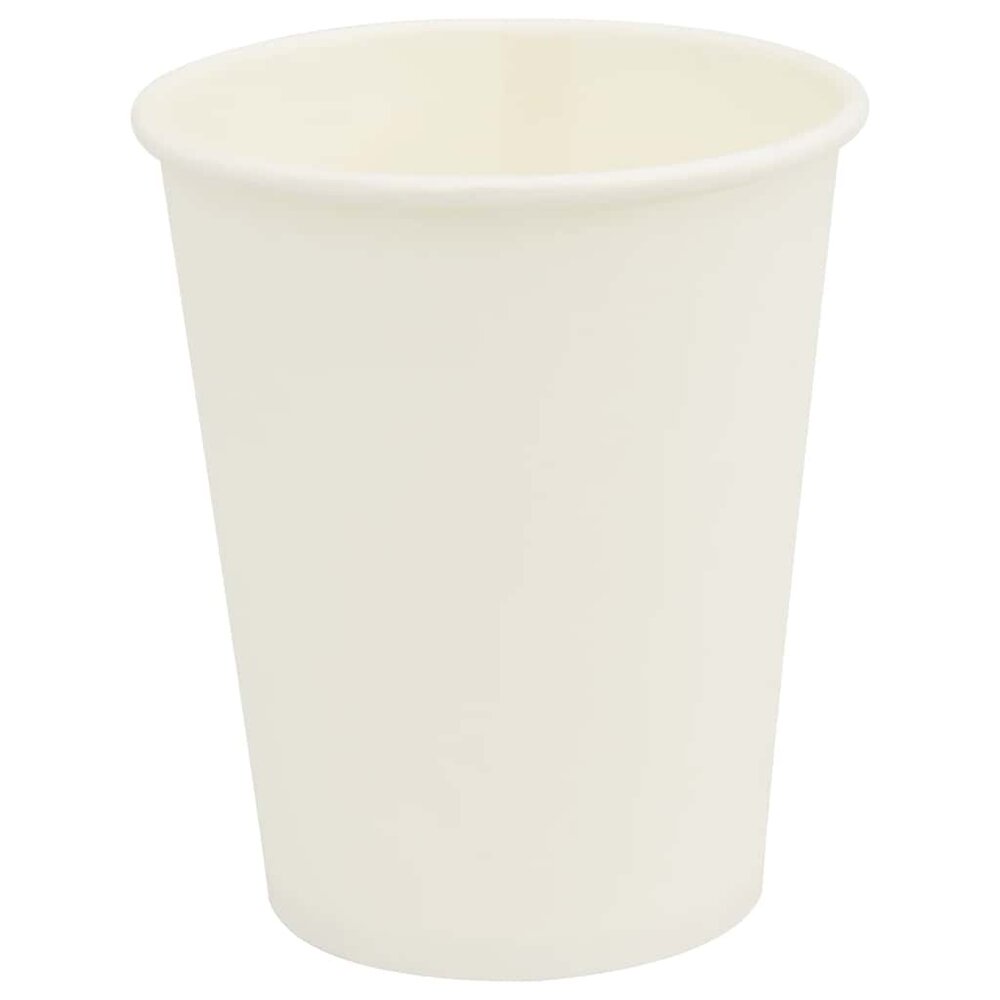 Papieren koffiekopjes 1000 st 8oz 200 ml wit