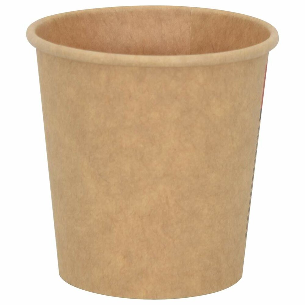 Papieren koffiekopjes 1000 st 4oz 100 ml bruin