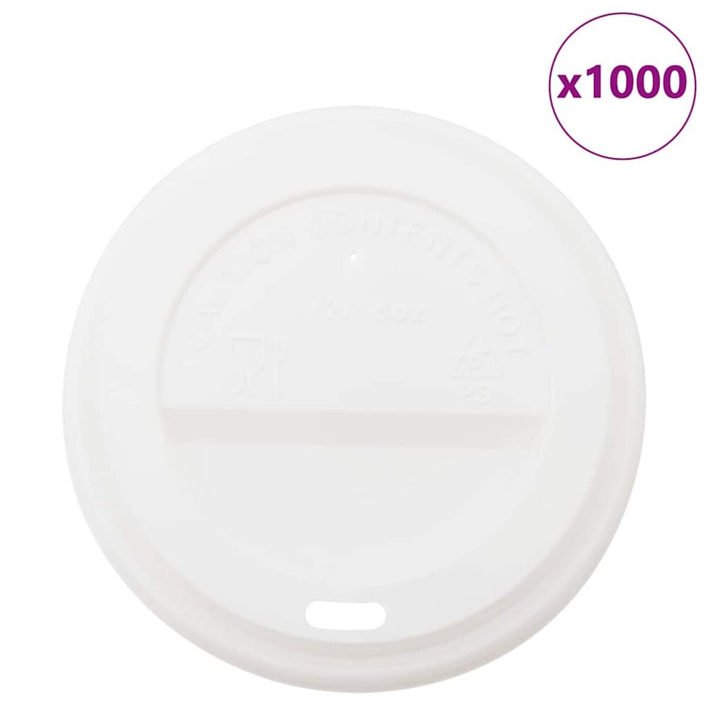 Papieren koffiebekerdeksels &Oslash;90mm 12oz en 16oz 1000st kunststof