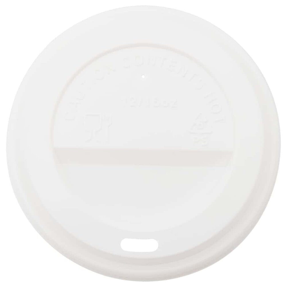 Papieren koffiebekerdeksels &Oslash;90mm 12oz en 16oz 1000st kunststof